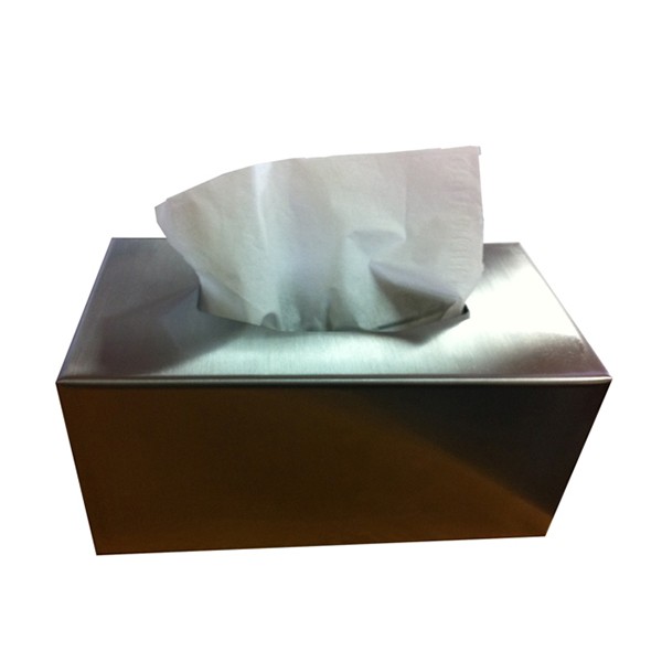 stainless tissue box cover